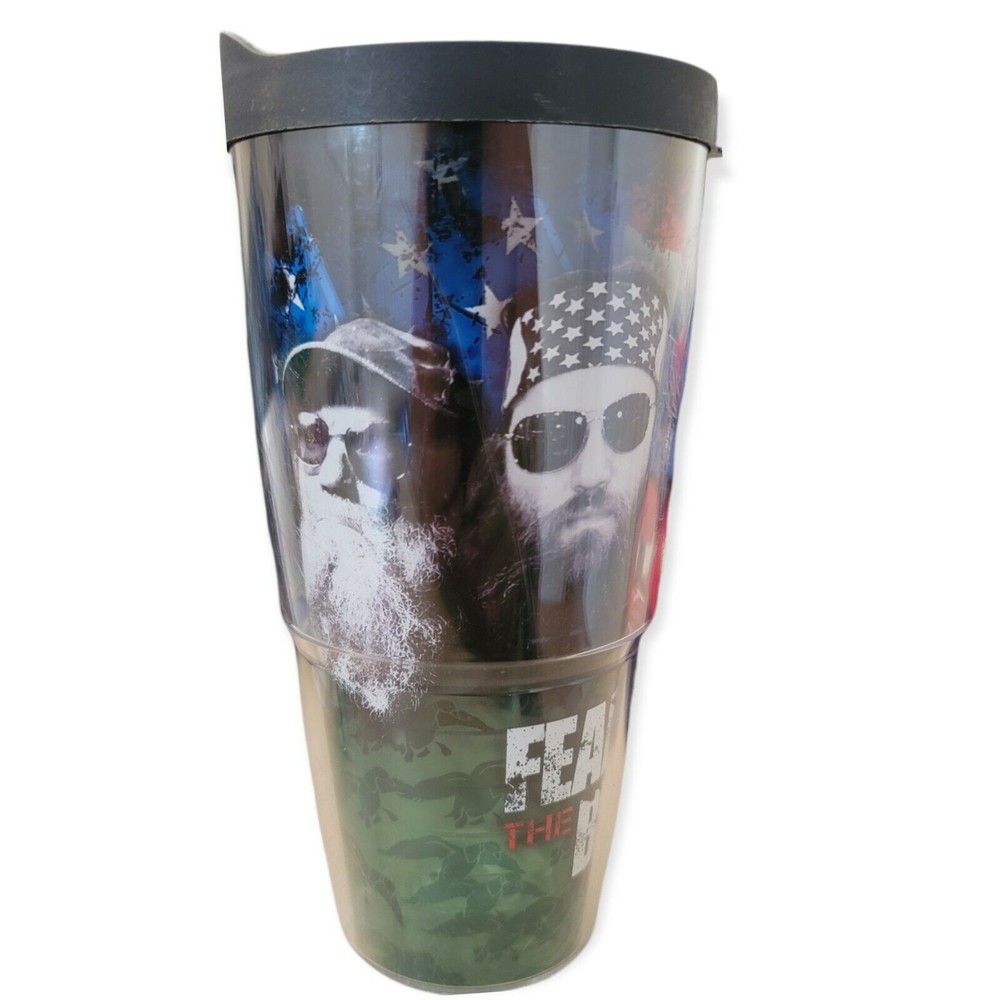 24 Ounce Tervis Tumbler with Lid‎ Fear The Beard, Duck Dynasty, Free Shipping